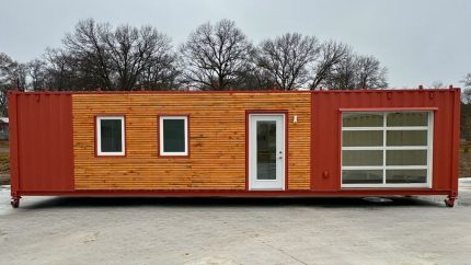 40FT HOME CONTAINER RED