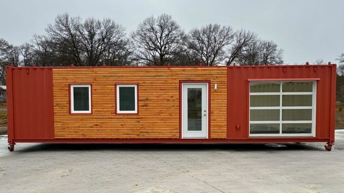 40FT HOME CONTAINER RED